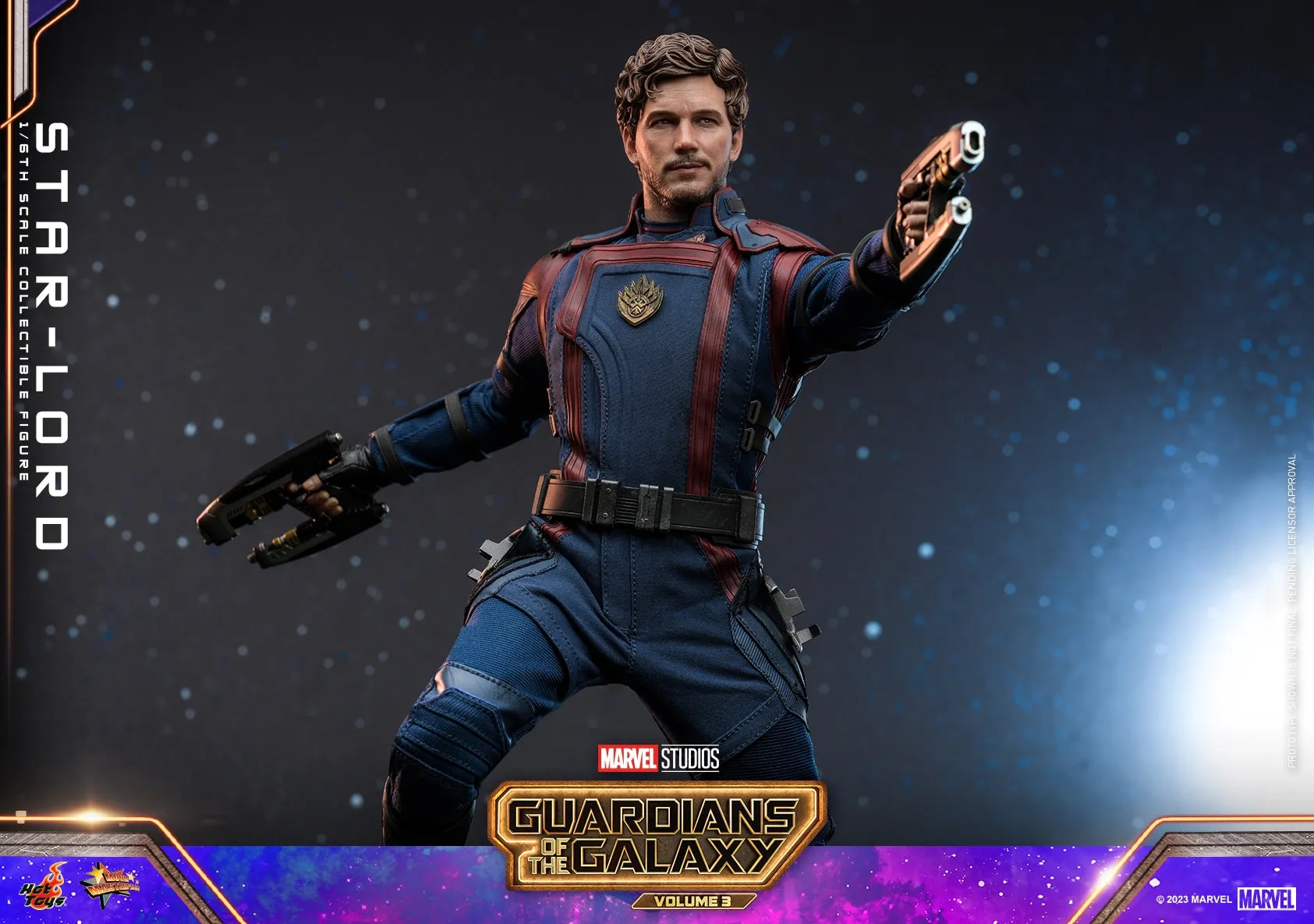 Hot Toys - MMS709 - Guardians of the Galaxy Vol. 3 - 1/6th scale Star-Lord Collectible Figure