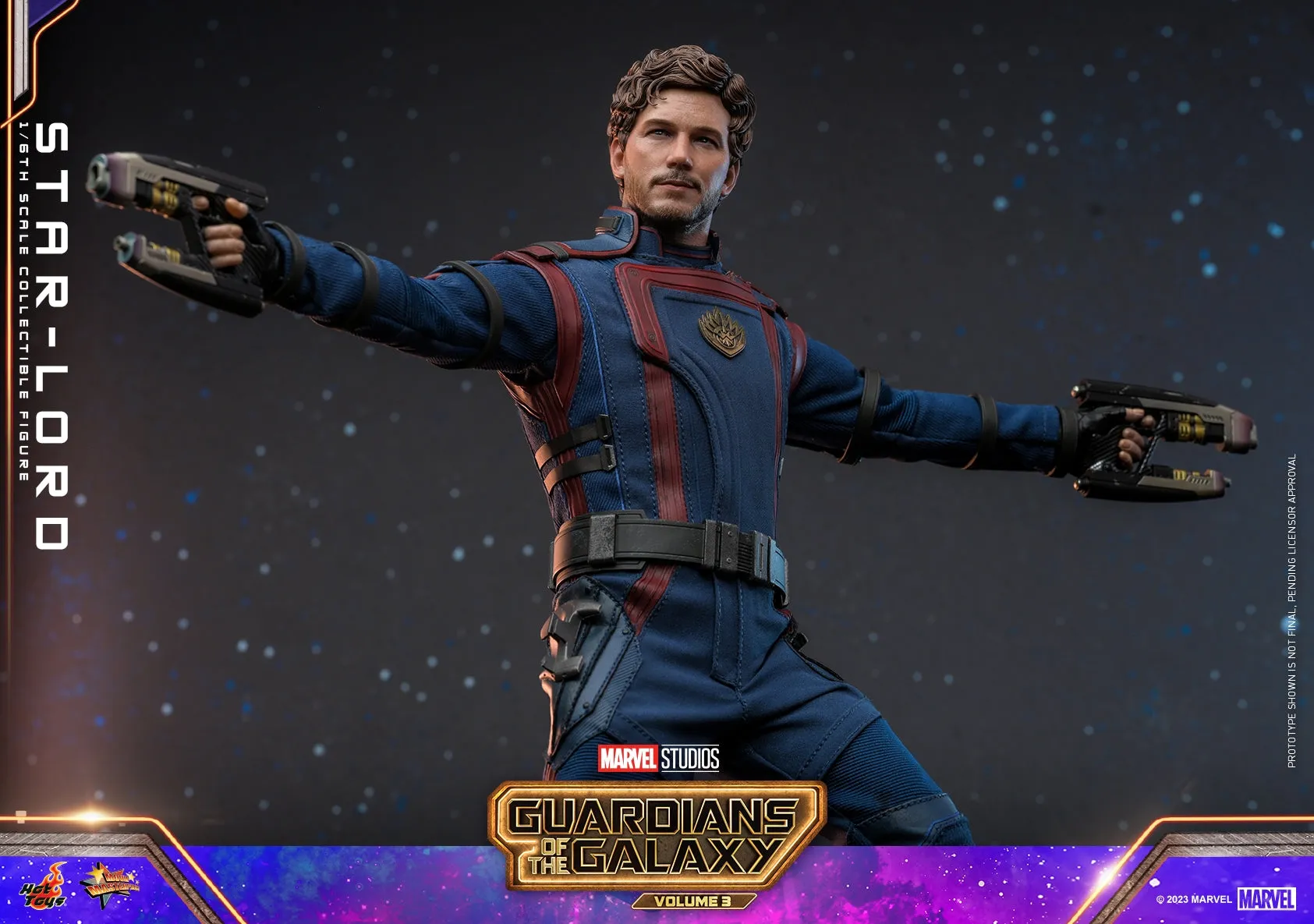 Hot Toys - MMS709 - Guardians of the Galaxy Vol. 3 - 1/6th scale Star-Lord Collectible Figure