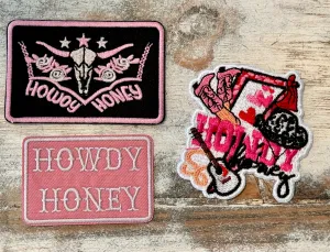 Howdy Honey Iron On Patches