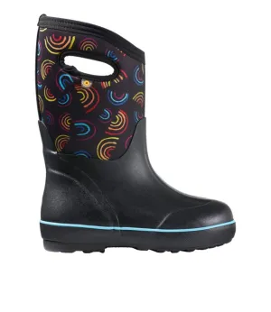 Kids' Bogs Classic Boots, Wild Rainbows