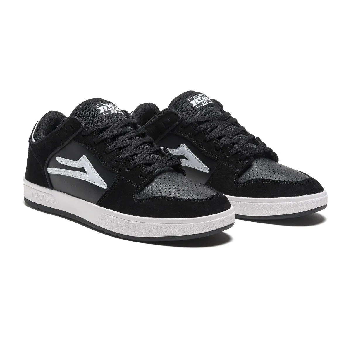 Lakai Shoes Telford Low - Black/White Suede