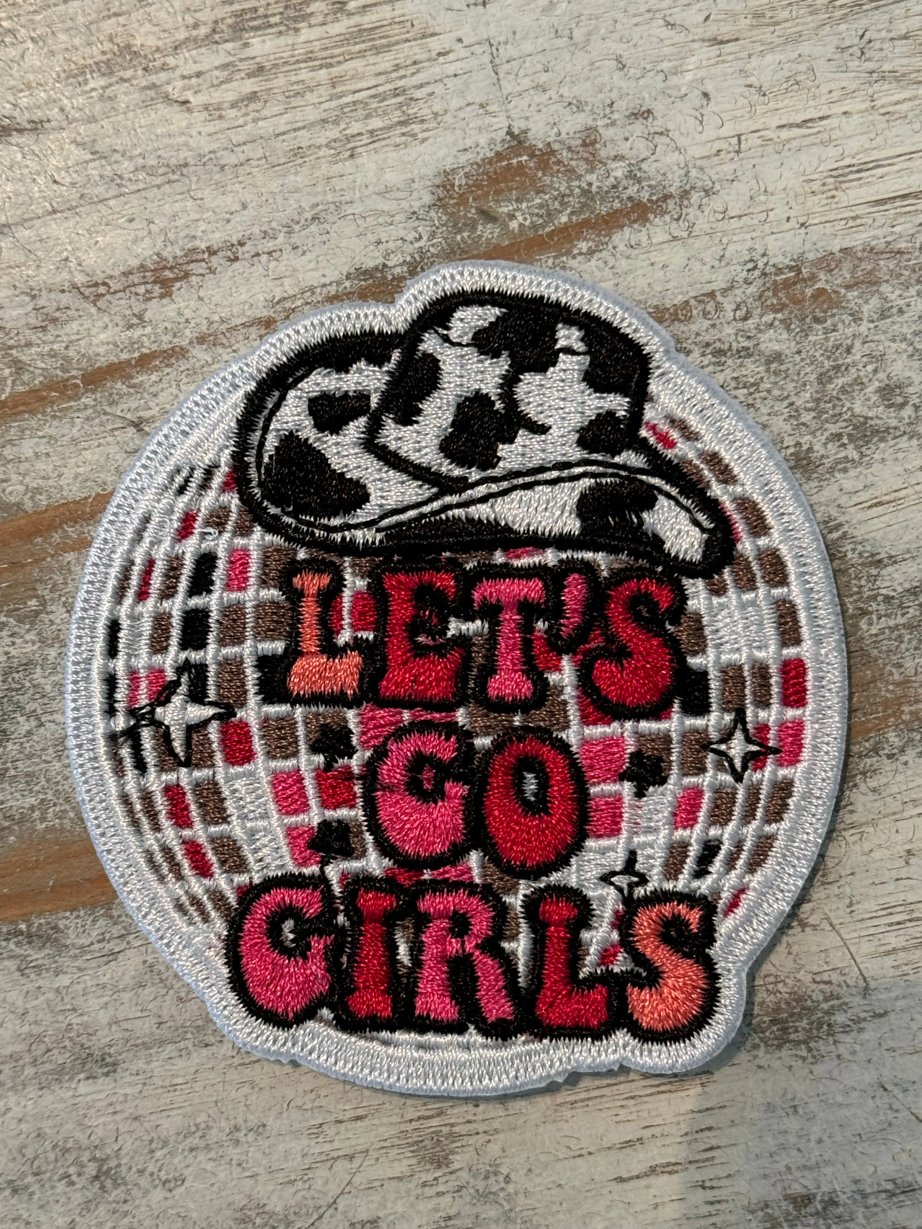 Let’s Go Girls Iron On Patches