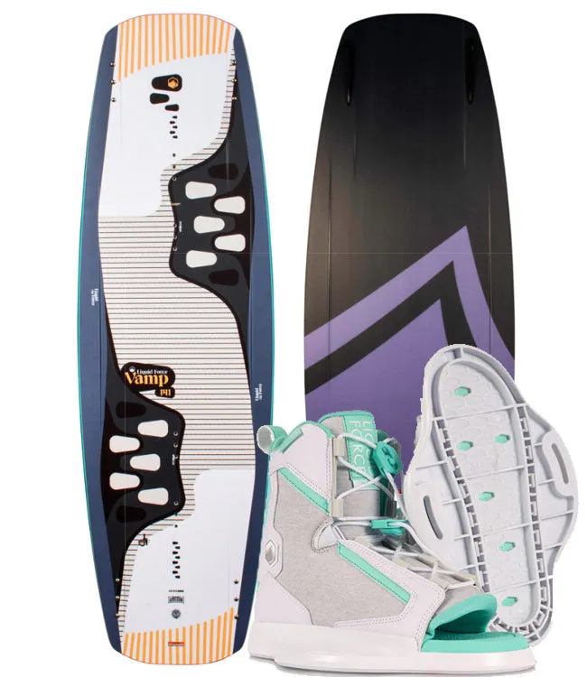 Liquid Force Vamp Wakeboard Package with Plush Boots (2022)