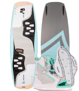 Liquid Force Vamp Wakeboard Package with Plush Boots (2022)