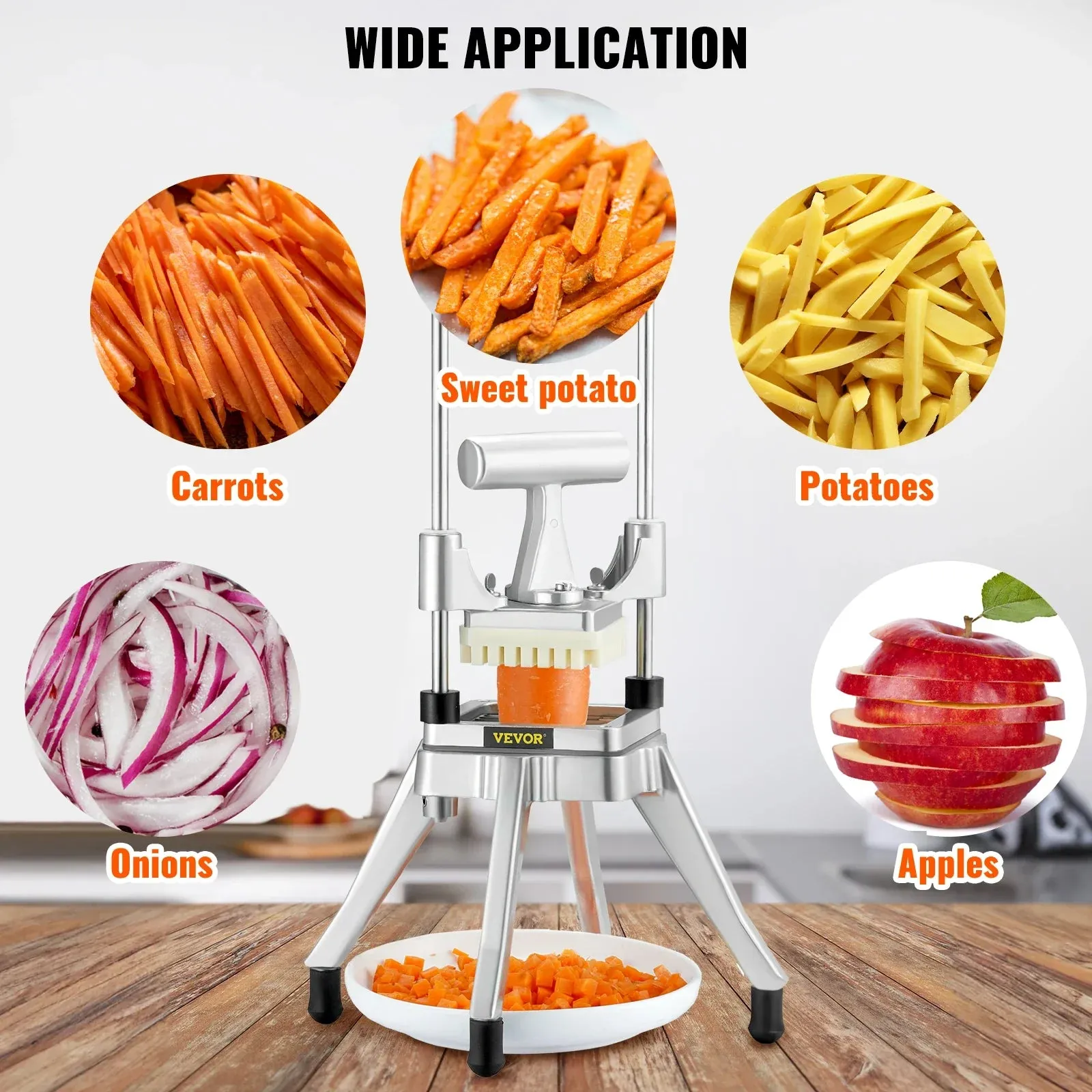 Manual Slicing Stainless Steel Commercial Vegetable Slicer