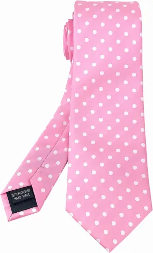 Men's Classic Polka Dot Ties Jacquard Woven Casual Handmade Daily Formal Necktie