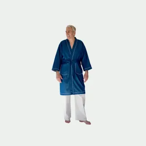 midnight denim robe