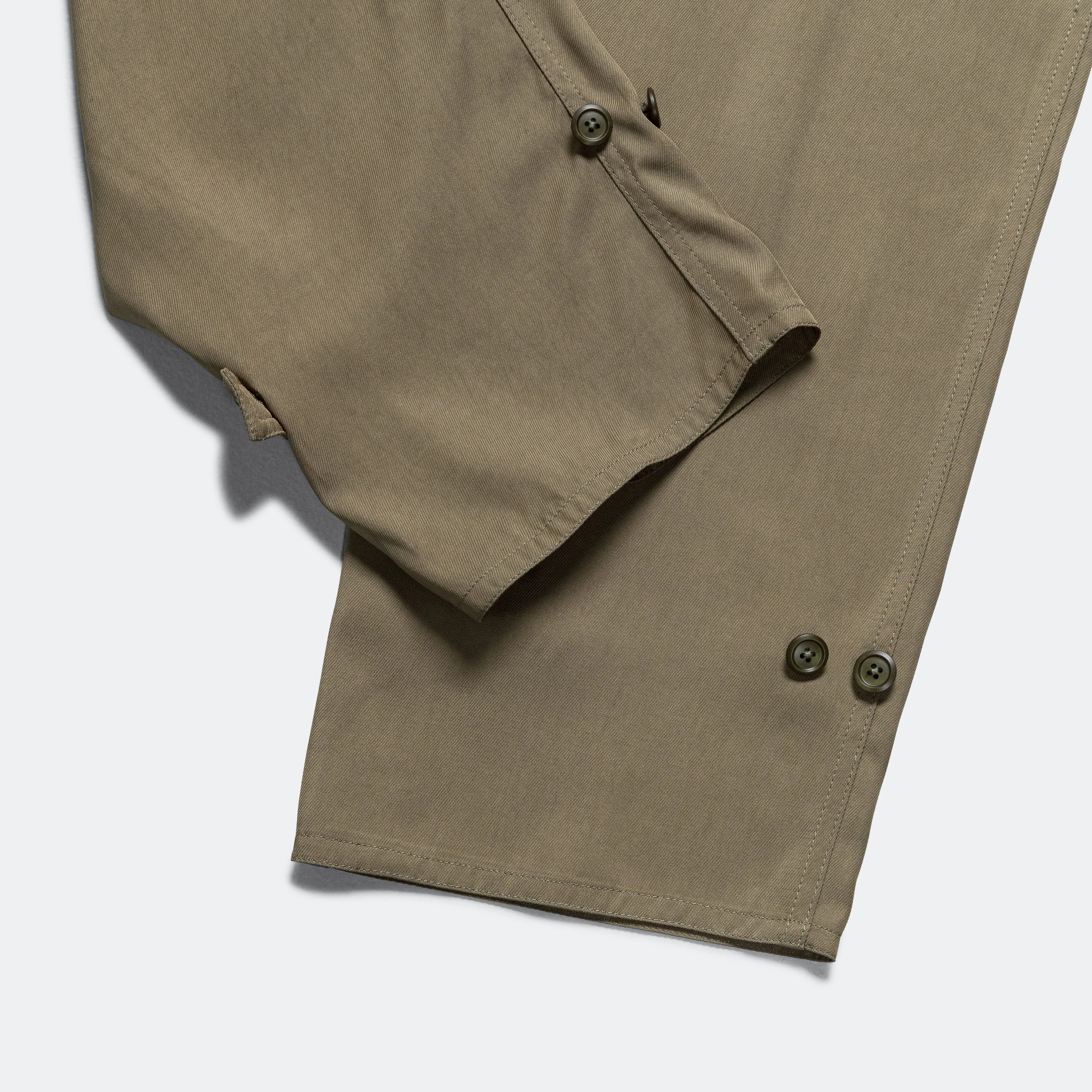 Mil Pant - 9oz Olive Viscose Twill