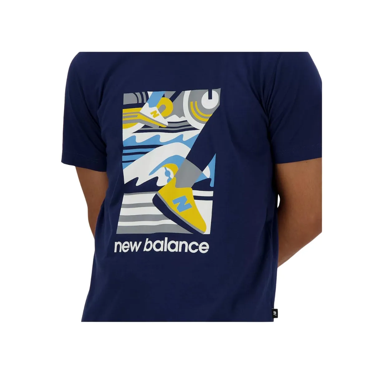 New Balance Sport Essentials Triathlon Navy Blue T-Shirt