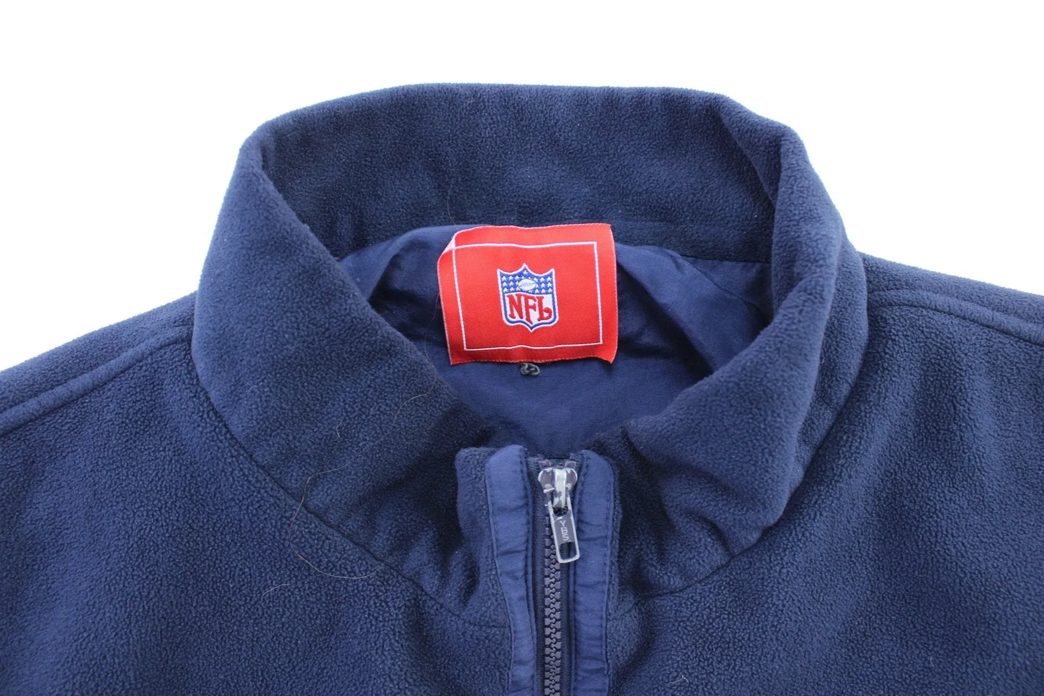 New York Giants vs New England Patriots SuperBowl Fleece Zip Up Jacket