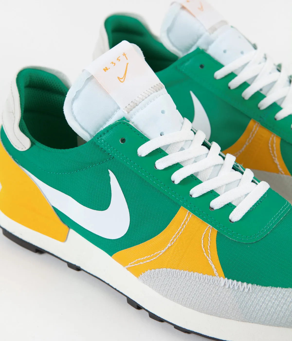 Nike Daybreak Type SE Shoes - Stadium Green / White - University Gold