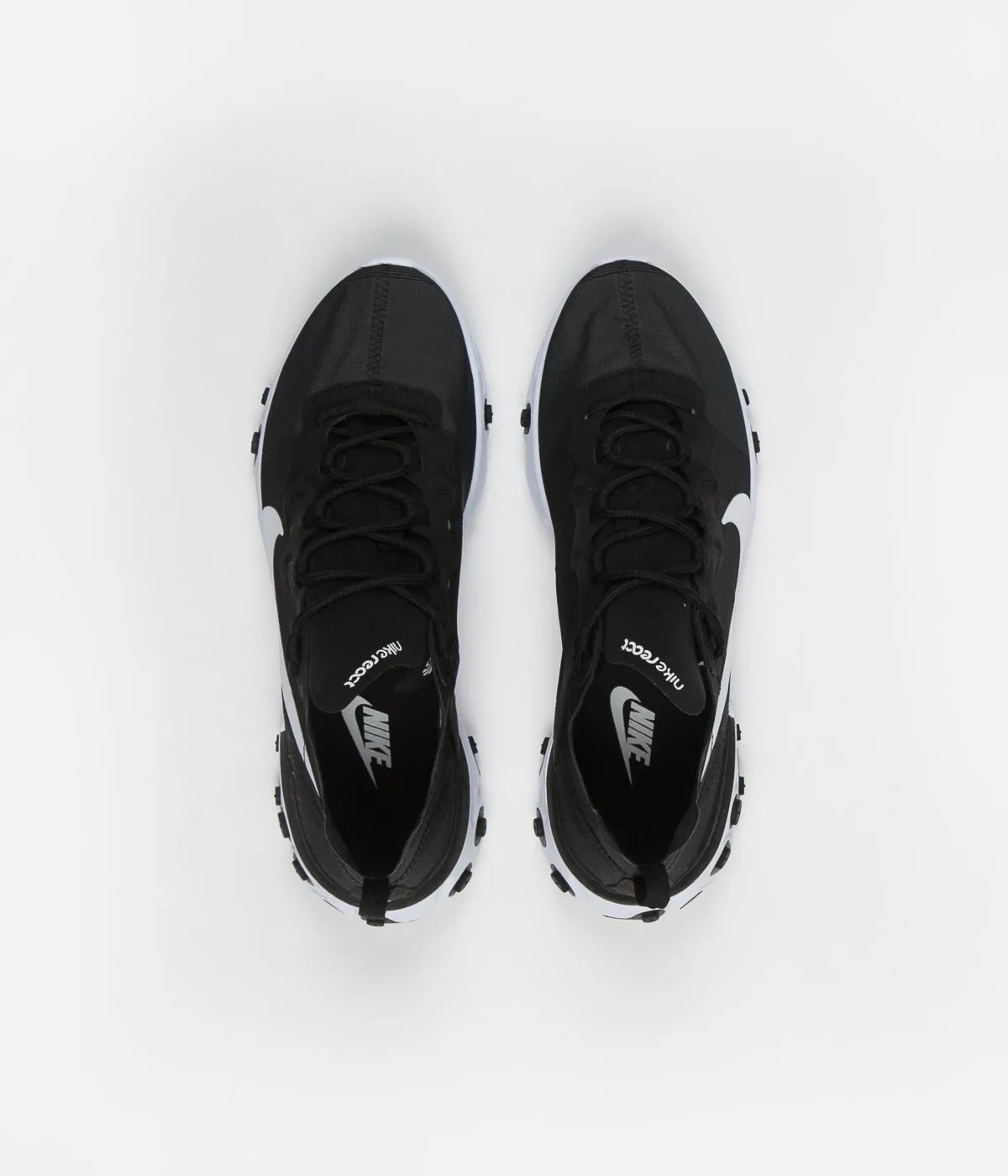 Nike React Element 55 Shoes - Black / White