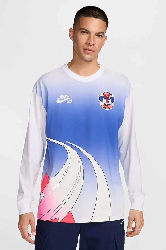 Nike SB USA Olympics Long Sleeve Skate Tee (Nike Skateboarding Federation Kit)