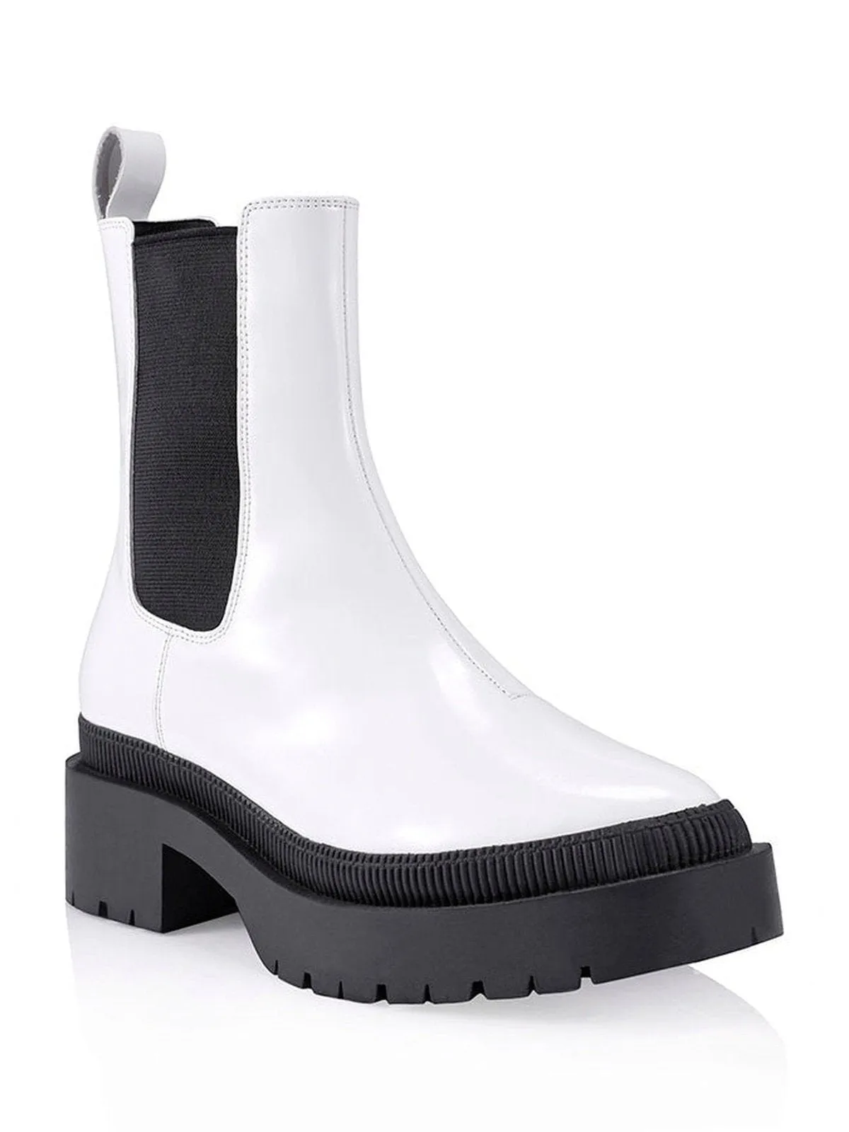 Orielly Combat Chunky Boots - White Box