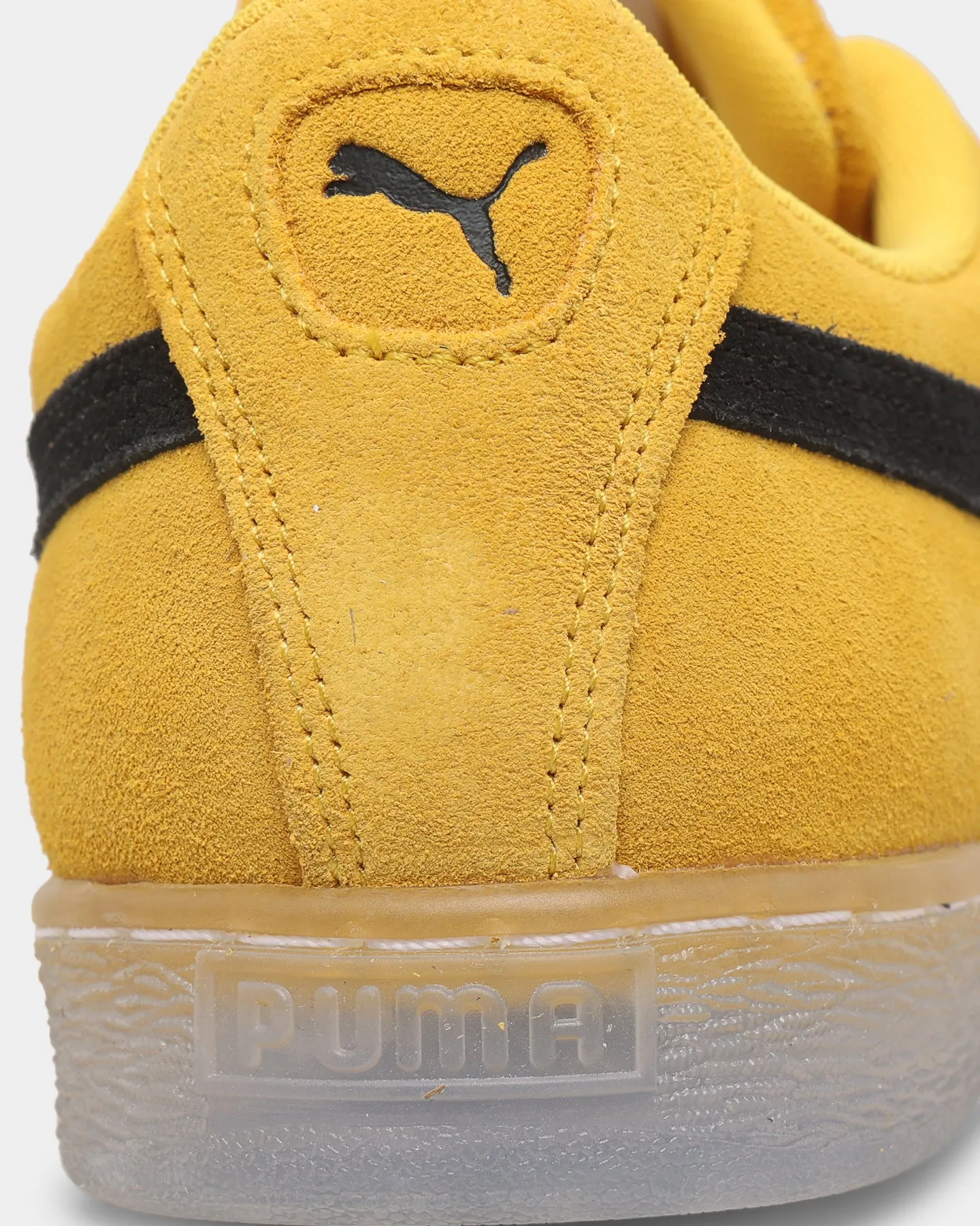 Puma Suede Translucent Shoes Spectra Yellow-Translucent