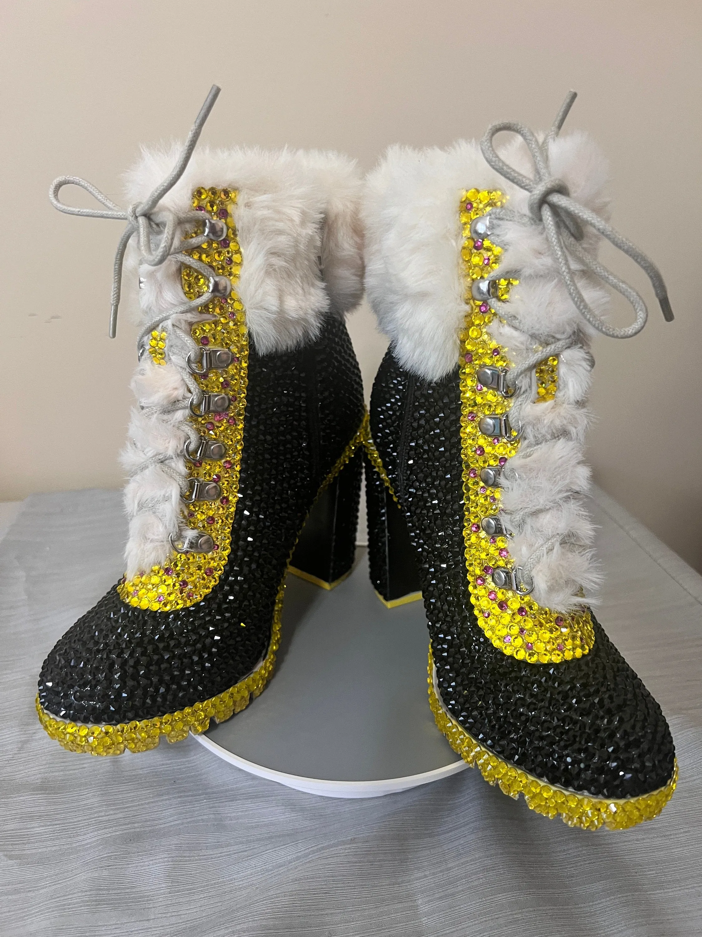 Rhinestone Fashion Boots