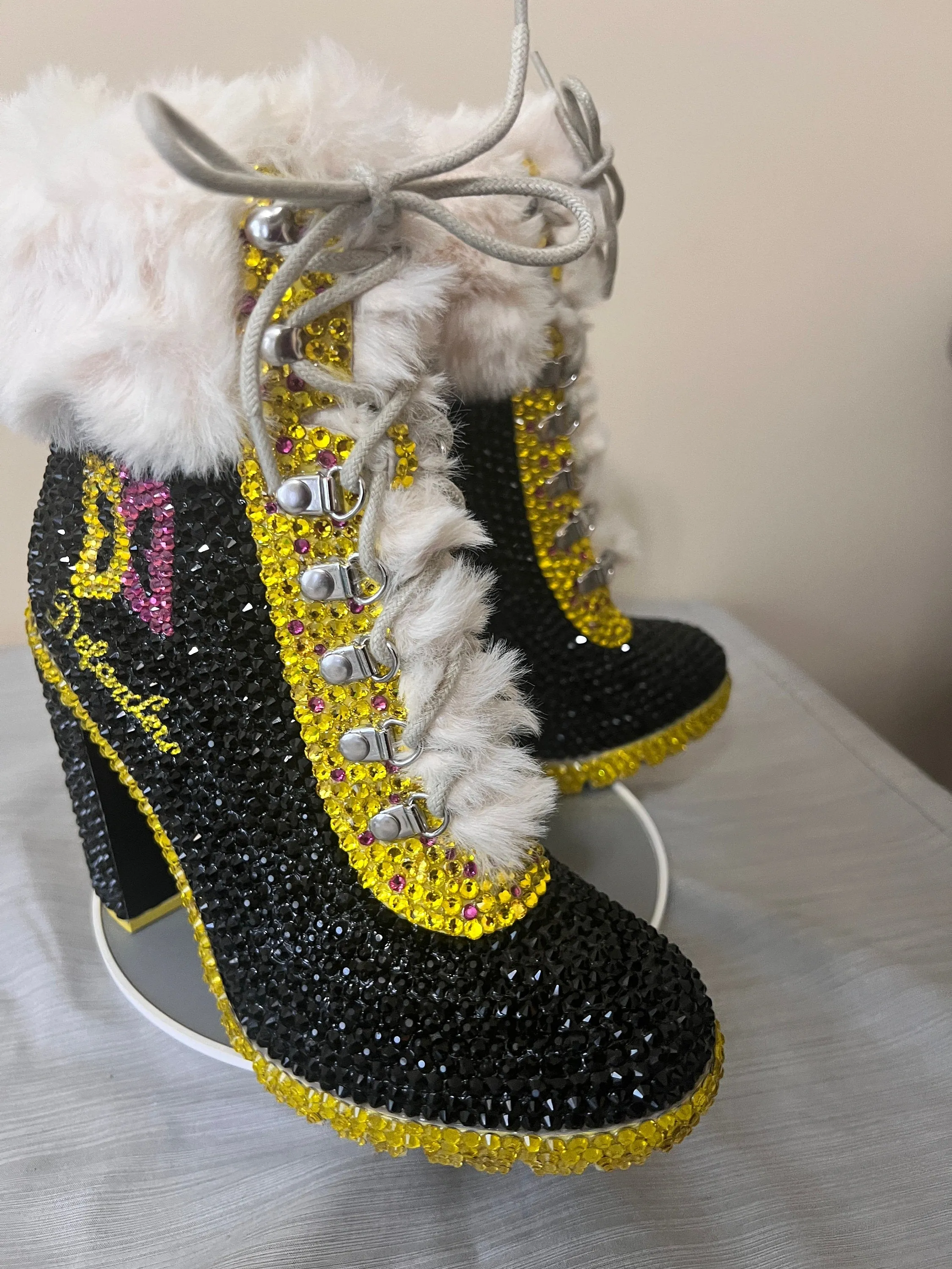 Rhinestone Fashion Boots