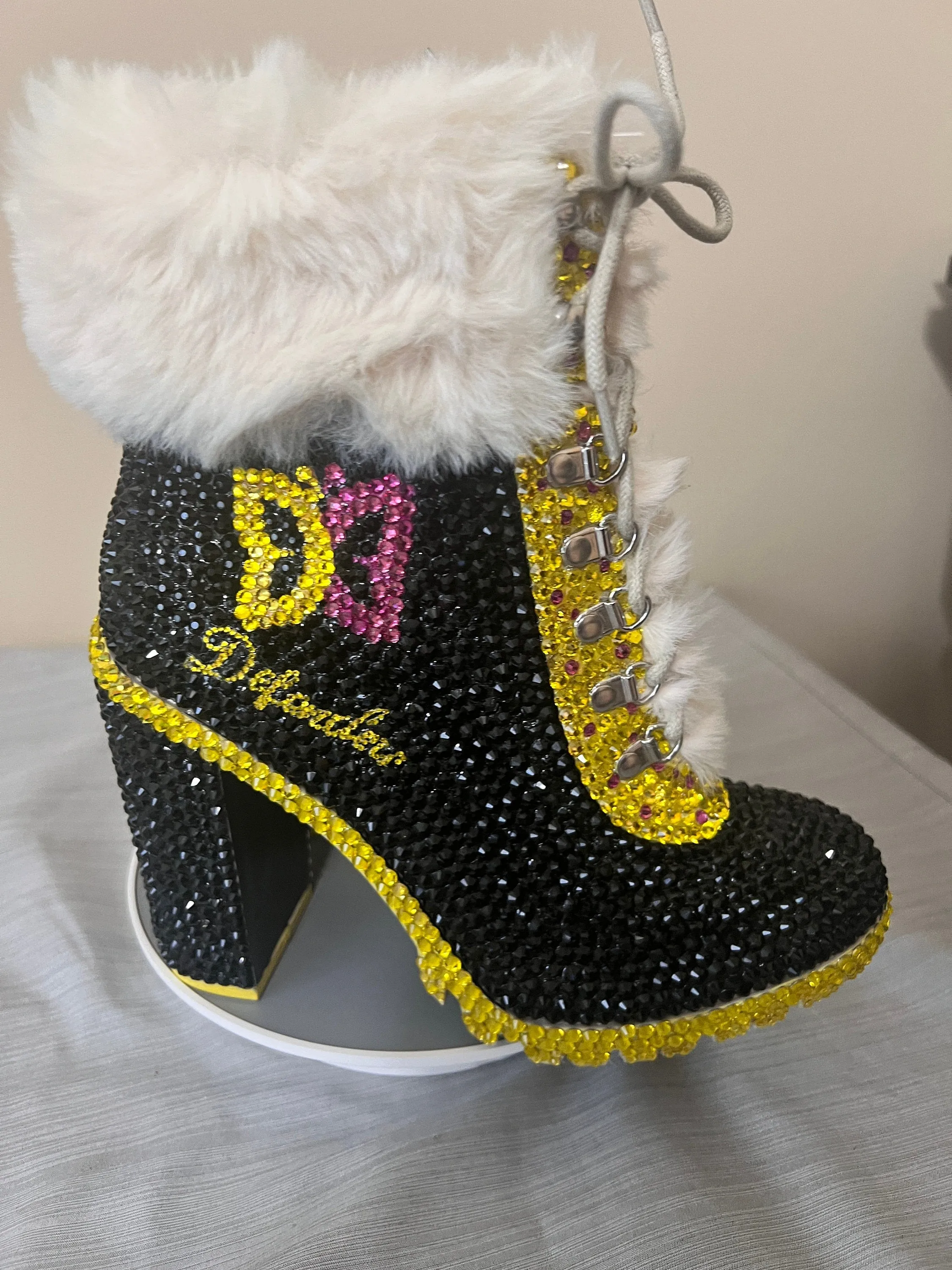 Rhinestone Fashion Boots