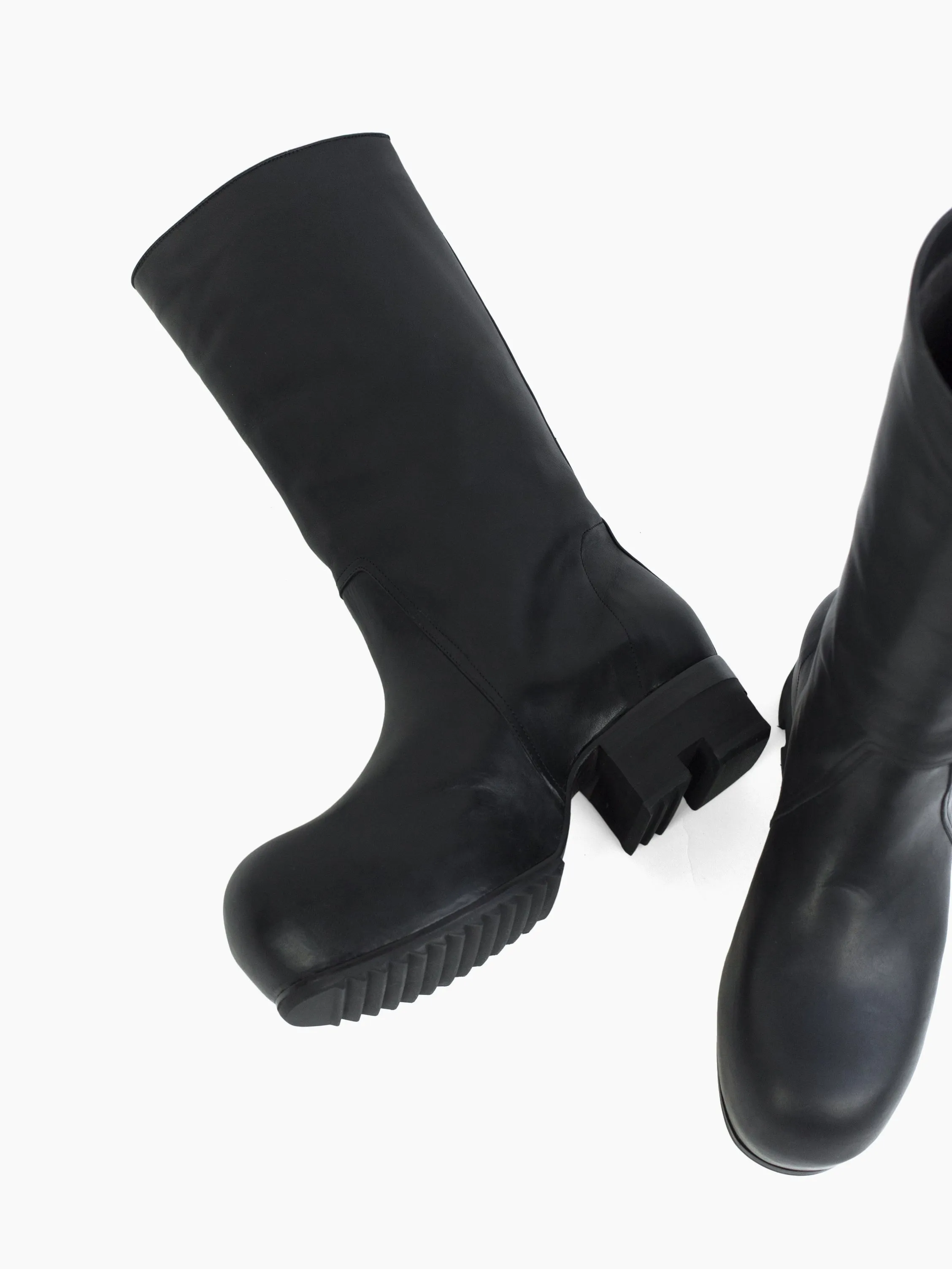 Rick Owens SS21 Bauhaus Ballast Boots (LGE)