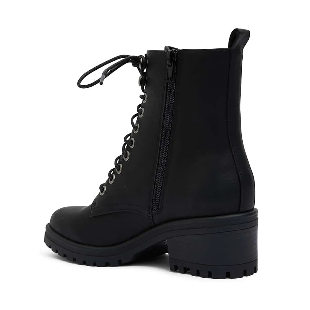 Ronnie Boot in Black Smooth