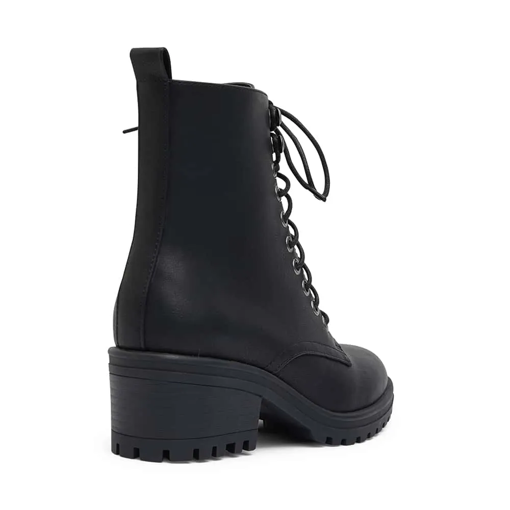 Ronnie Boot in Black Smooth