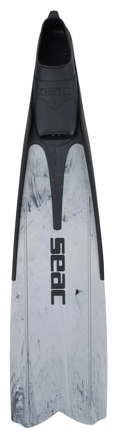 SEAC Shout Long Black Spearfishing Fins