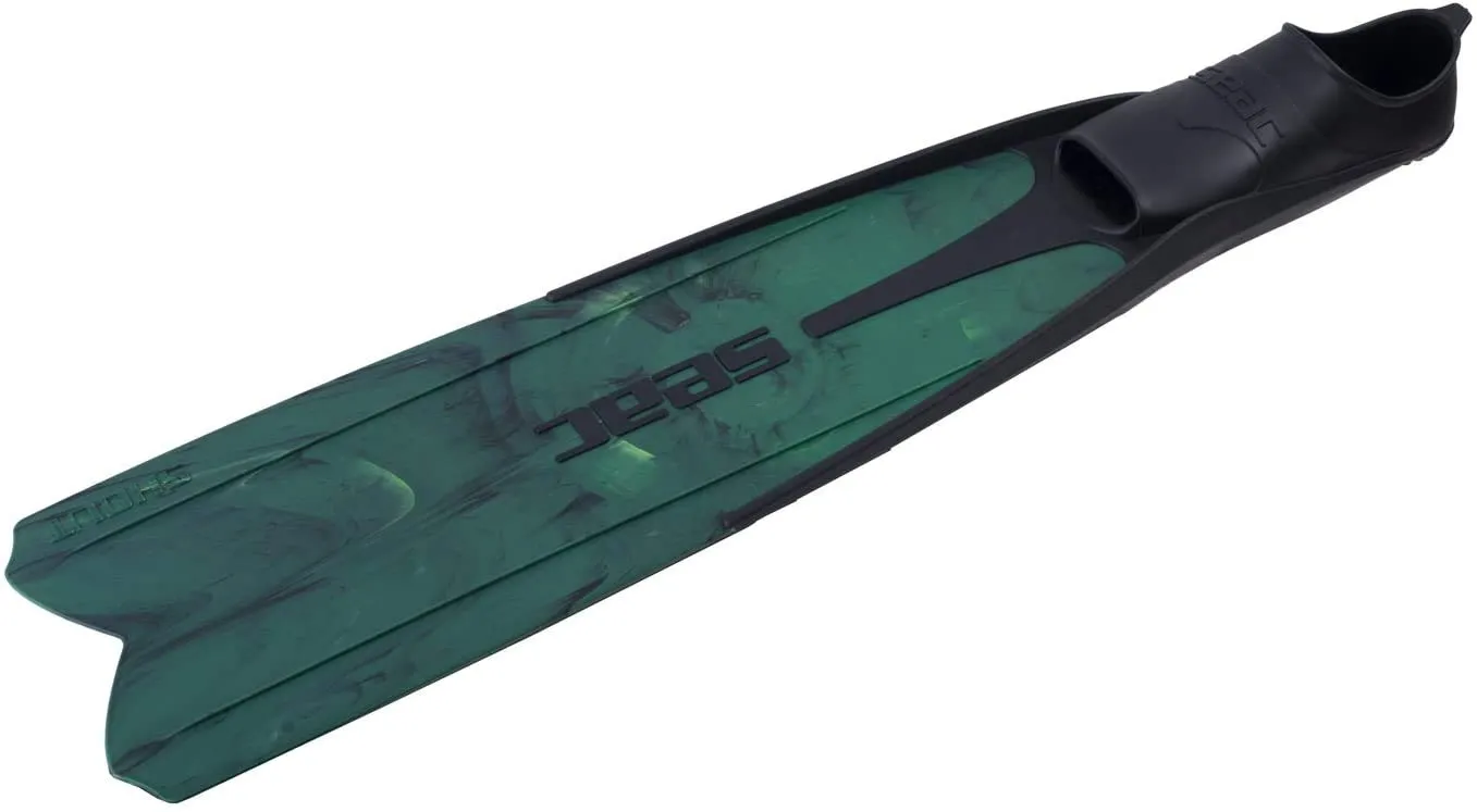 SEAC Shout Long Black Spearfishing Fins