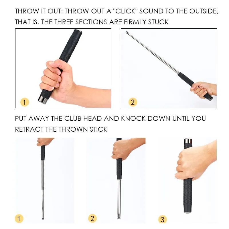 Self-Defense Telescopic Swing Stick【🌟Promotion-50% OFF】