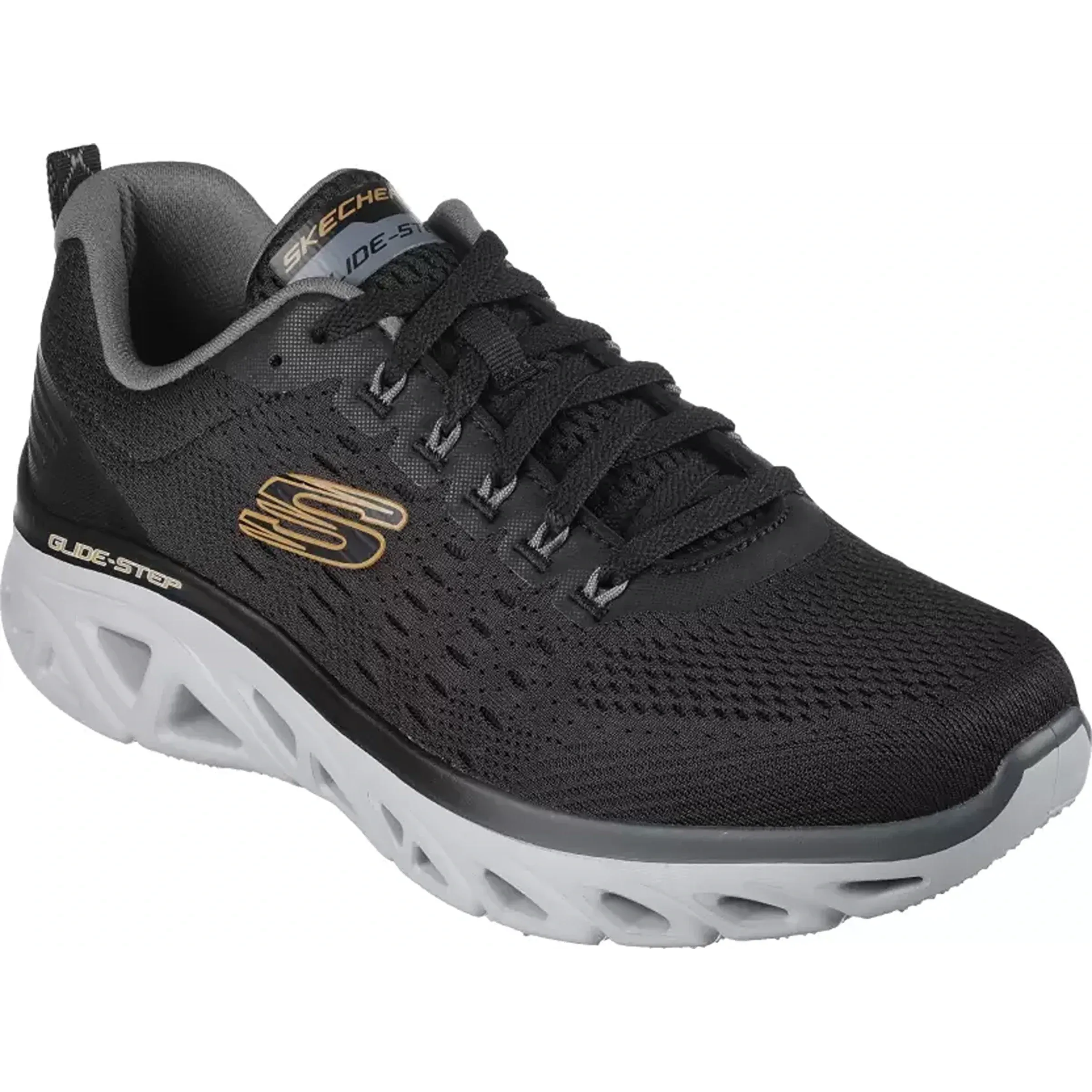 SKECHERS GLIDE-STEP SPORT-NEW Casuals For Men  (Black) (232269-BKCC)