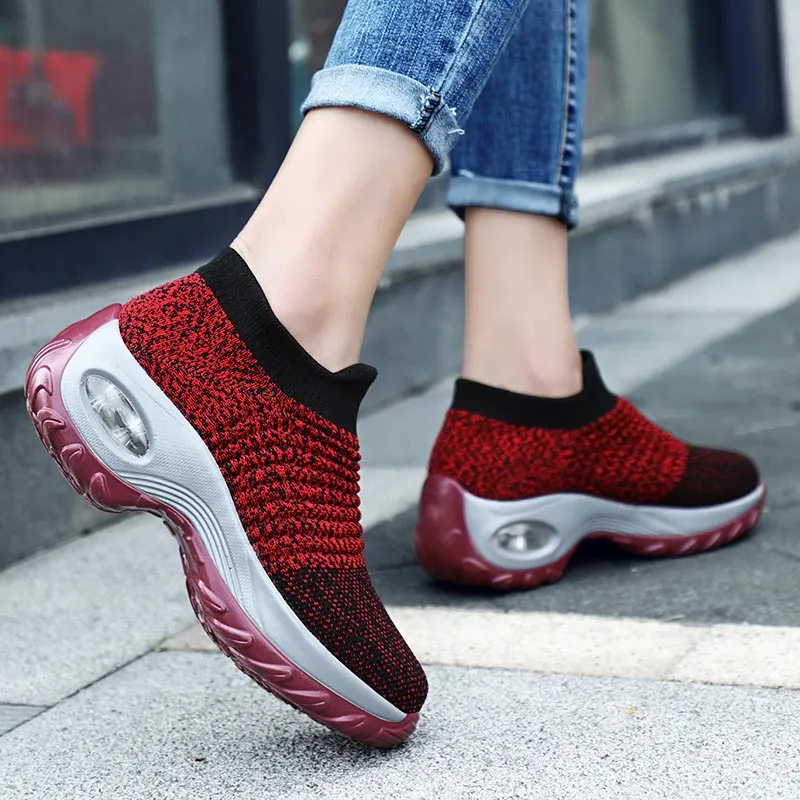 socks knitted elegant woman sneakers sports for women sneakers professional running shoes Girl child sport shoes loafer mocasin