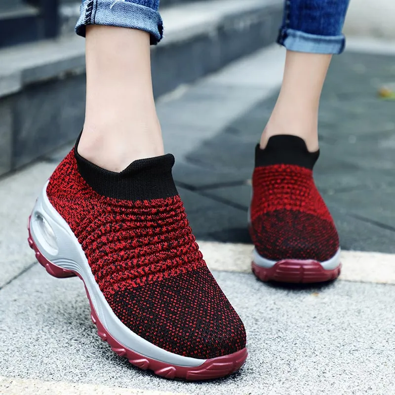 socks knitted elegant woman sneakers sports for women sneakers professional running shoes Girl child sport shoes loafer mocasin