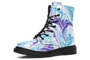 Swirls Combat Boots