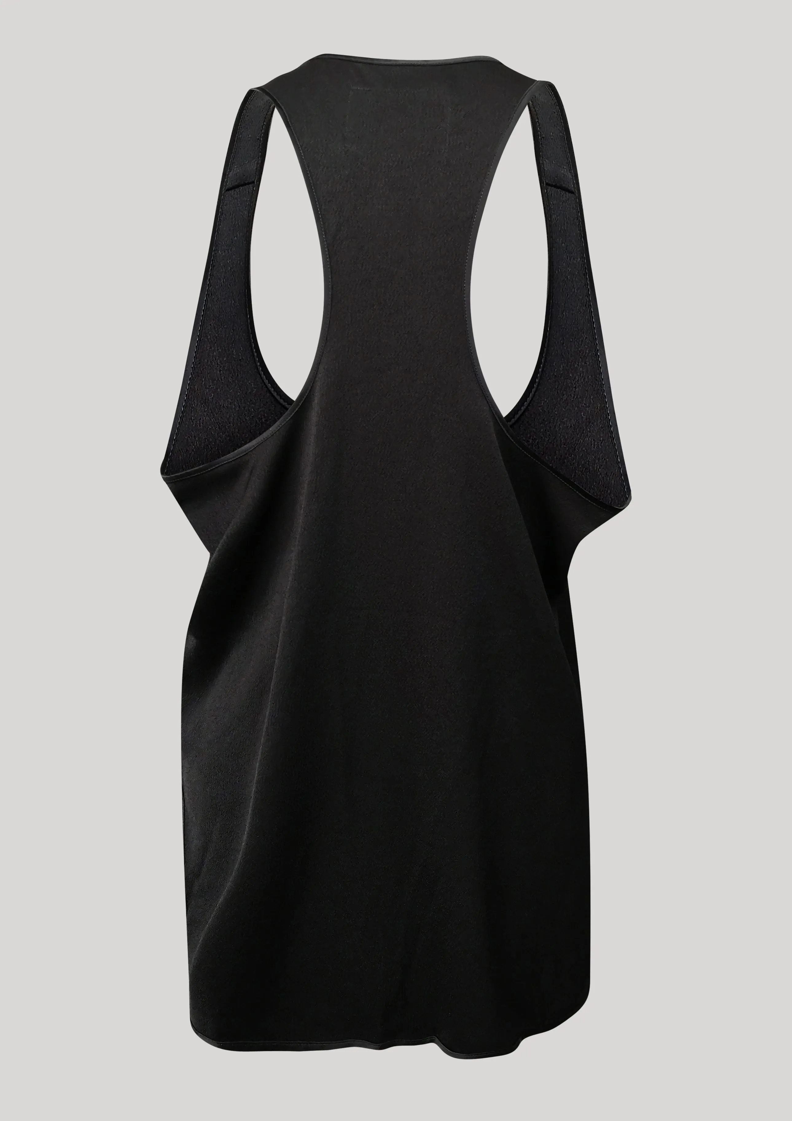 TANK TOP - HEAVY DRAPING black