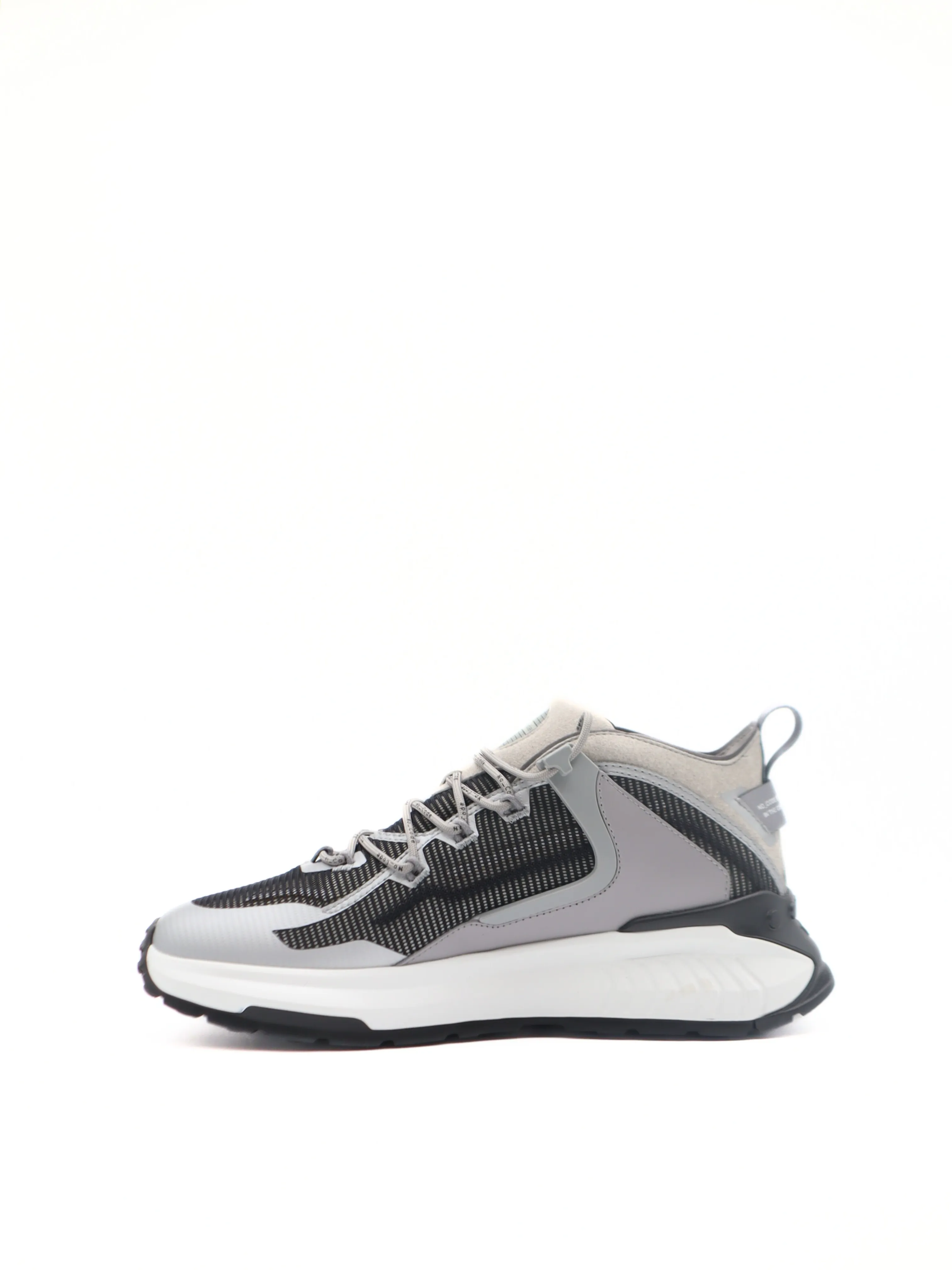 Tods Mens Black Grey "No Code" Allacciata Running Sport Sneaker Shoes