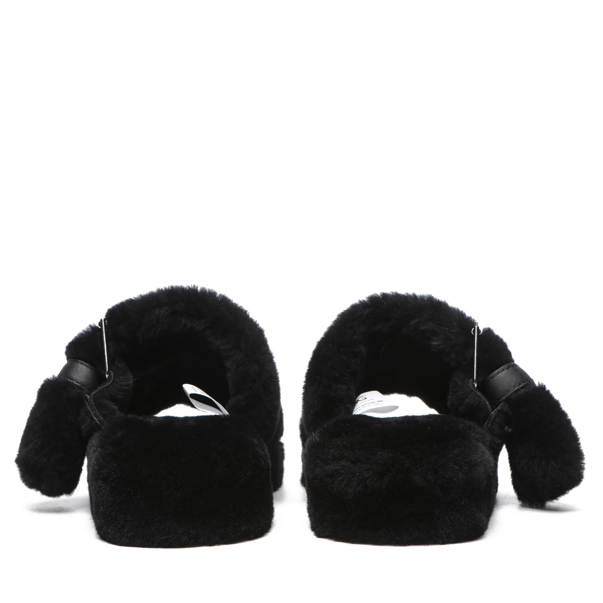 UGG Jamella Fluffy Platform Slides