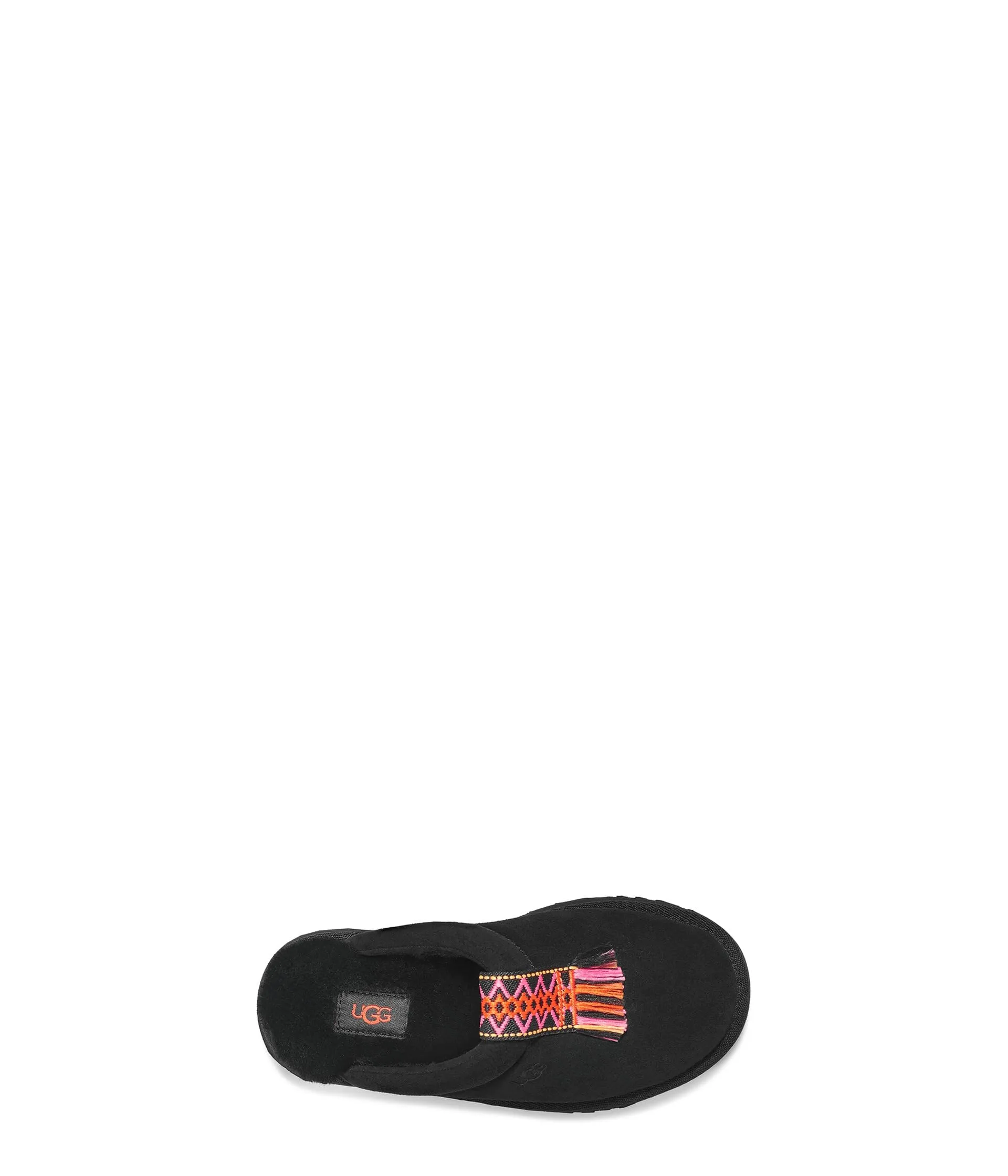 UGG Unisex-Child Tazzle Slipper, Black,  Little Kid