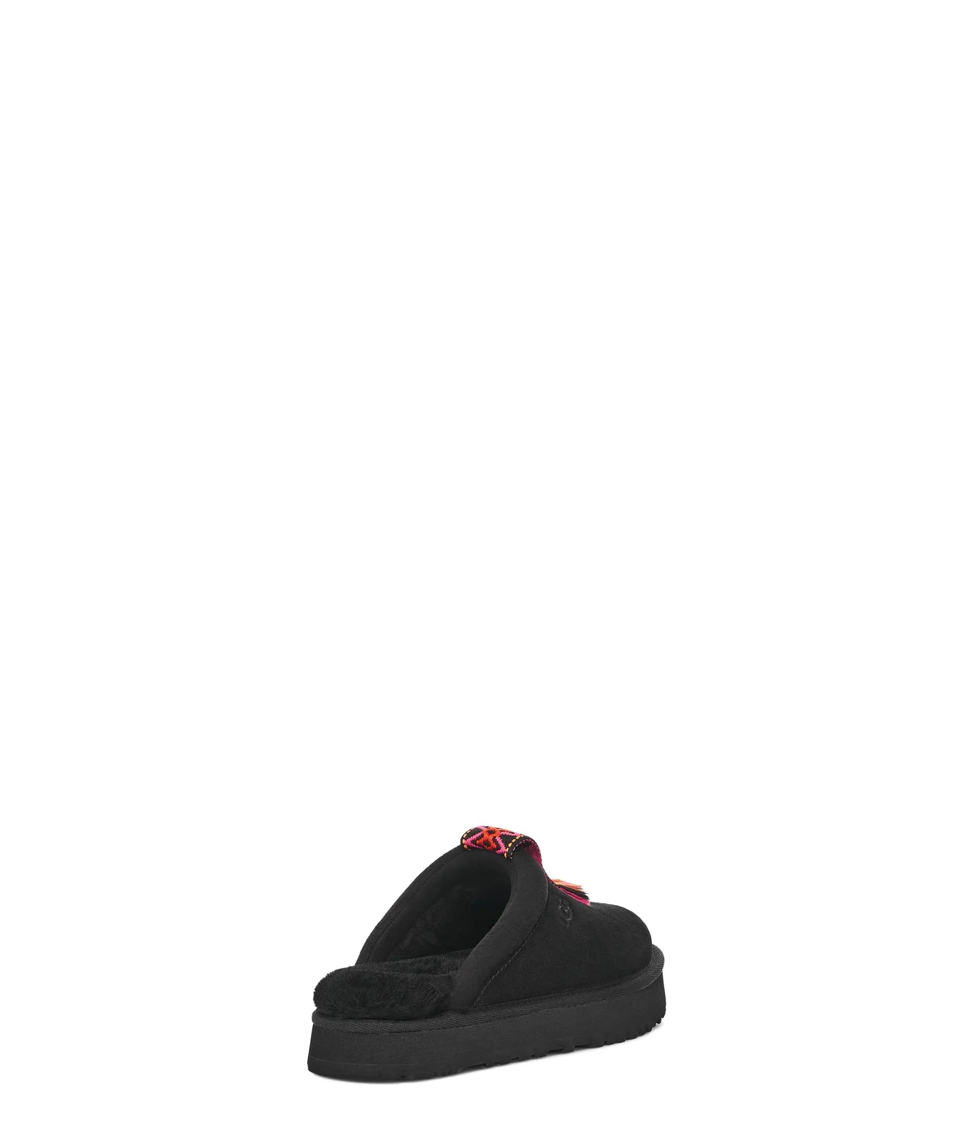 UGG Unisex-Child Tazzle Slipper, Black,  Little Kid