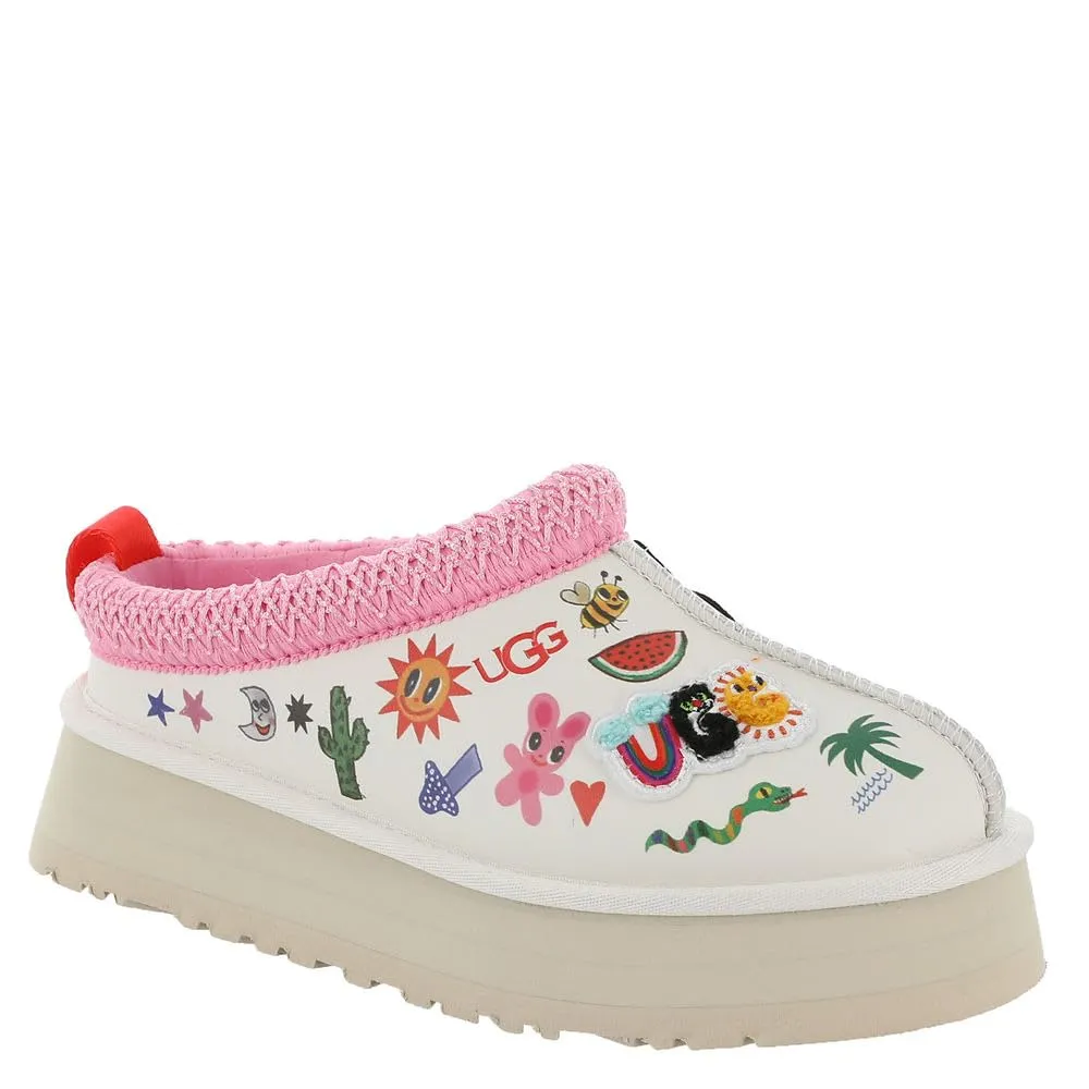 UGG Women's TAZZ POP Sketch Slipper, White