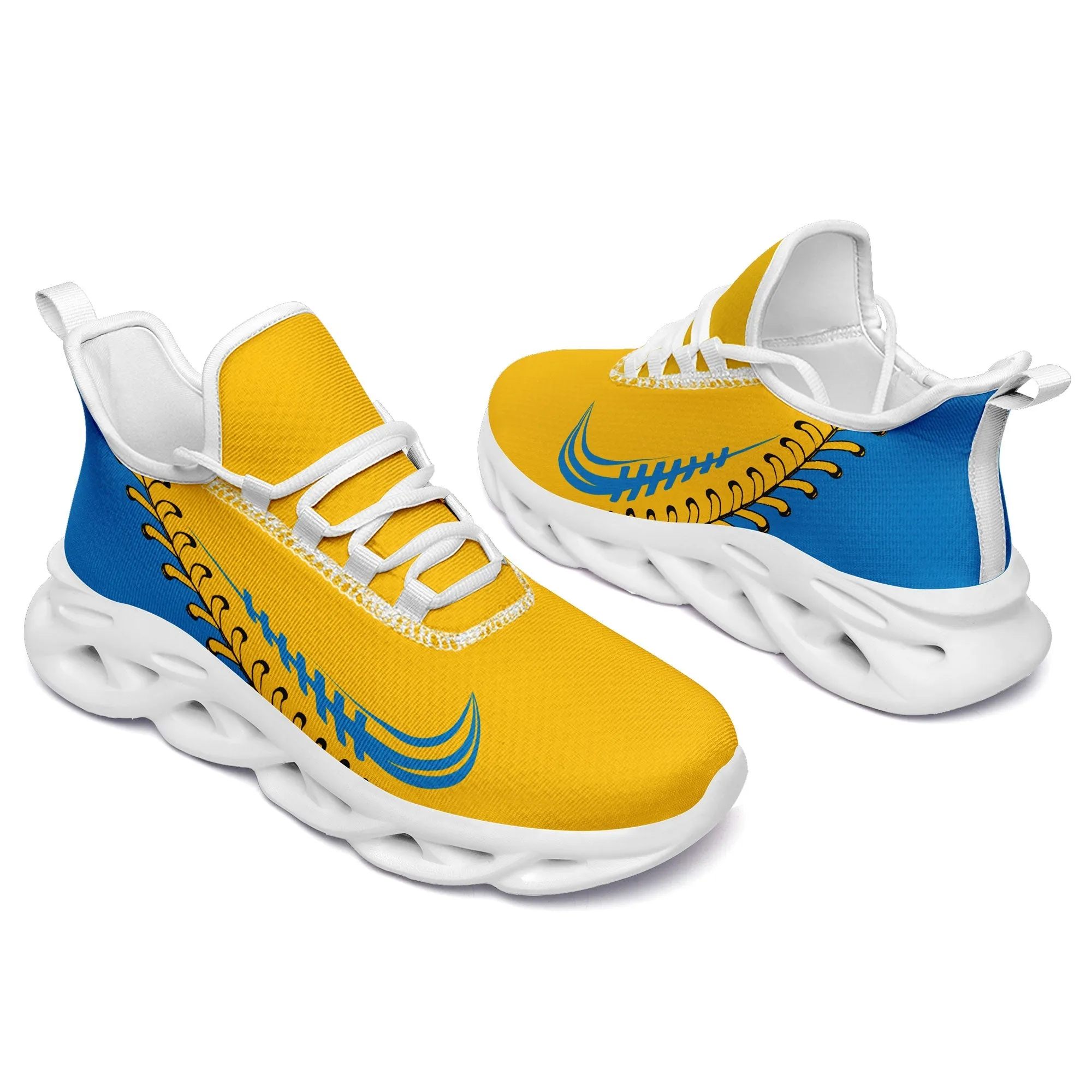 Unique Gift,Custom Yellow Jersey MaxSoul Shoes and Hat Combo Offer Personalized ZH-bd0b00e0-9