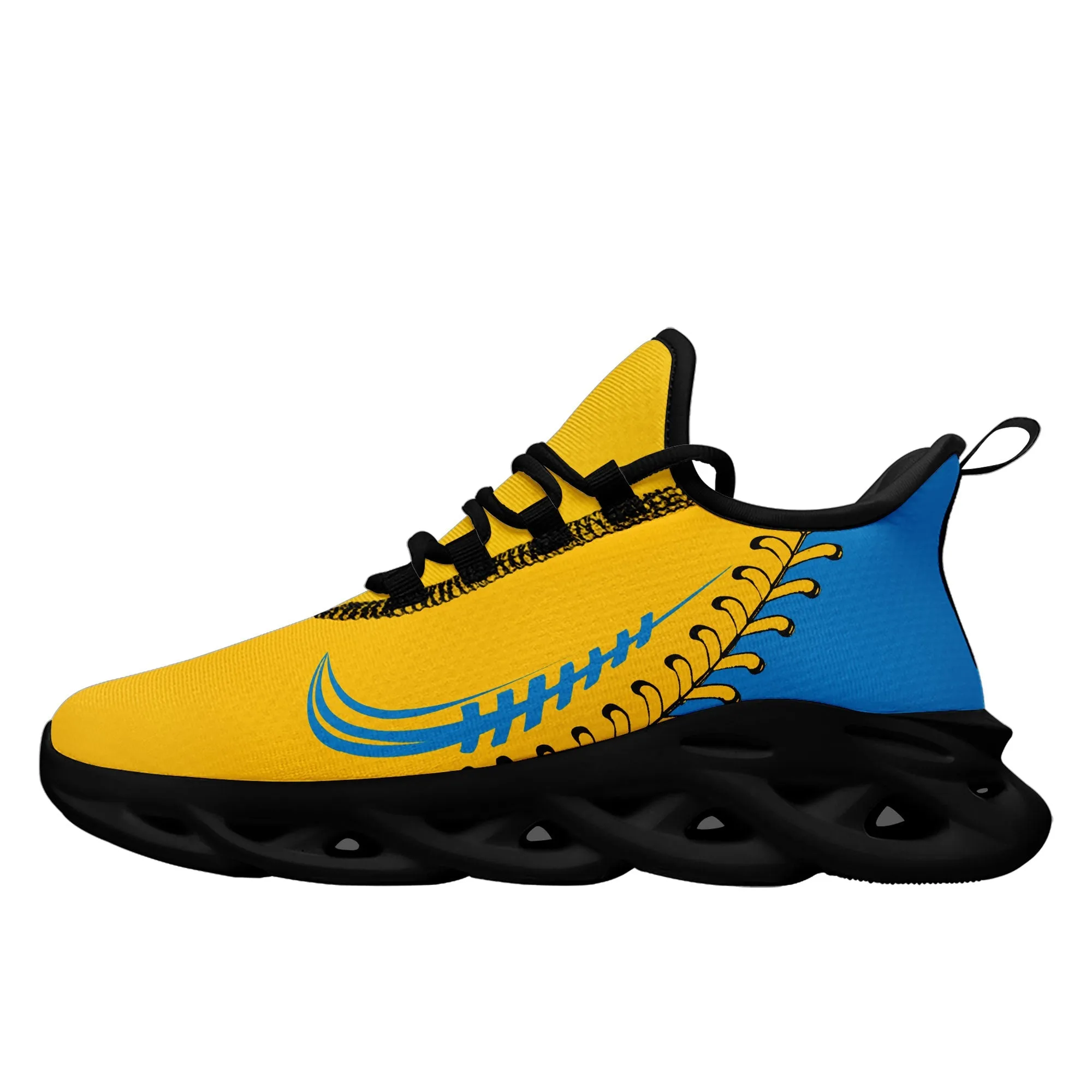 Unique Gift,Custom Yellow Jersey MaxSoul Shoes and Hat Combo Offer Personalized ZH-bd0b00e0-9