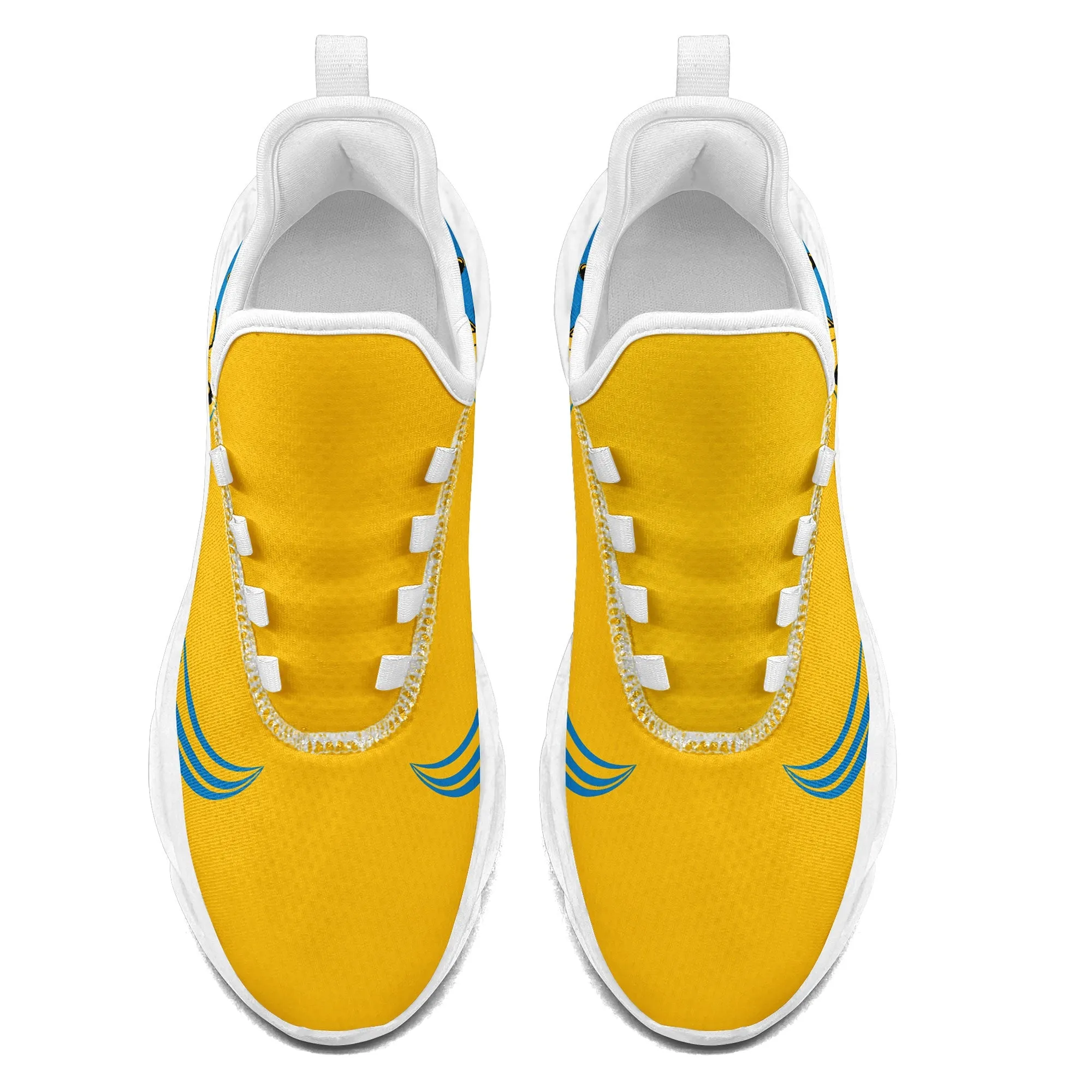 Unique Gift,Custom Yellow Jersey MaxSoul Shoes and Hat Combo Offer Personalized ZH-bd0b00e0-9