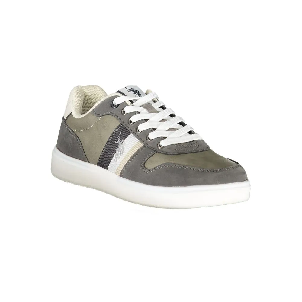 U.S. POLO ASSN. Gray Polyethylene Men Sneaker