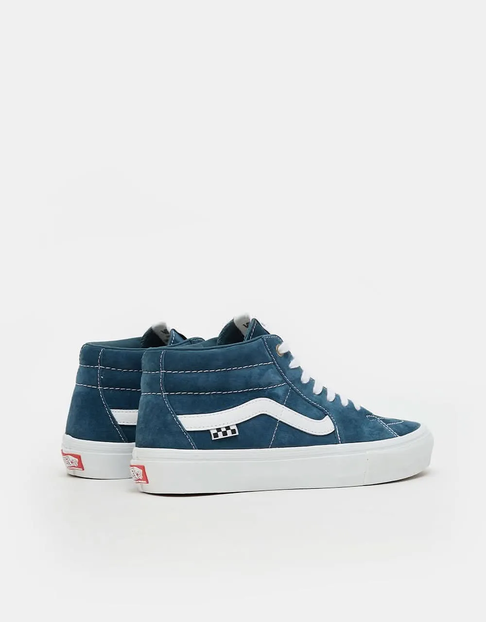 Vans Skate Grosso Mid Shoes - Blue/White