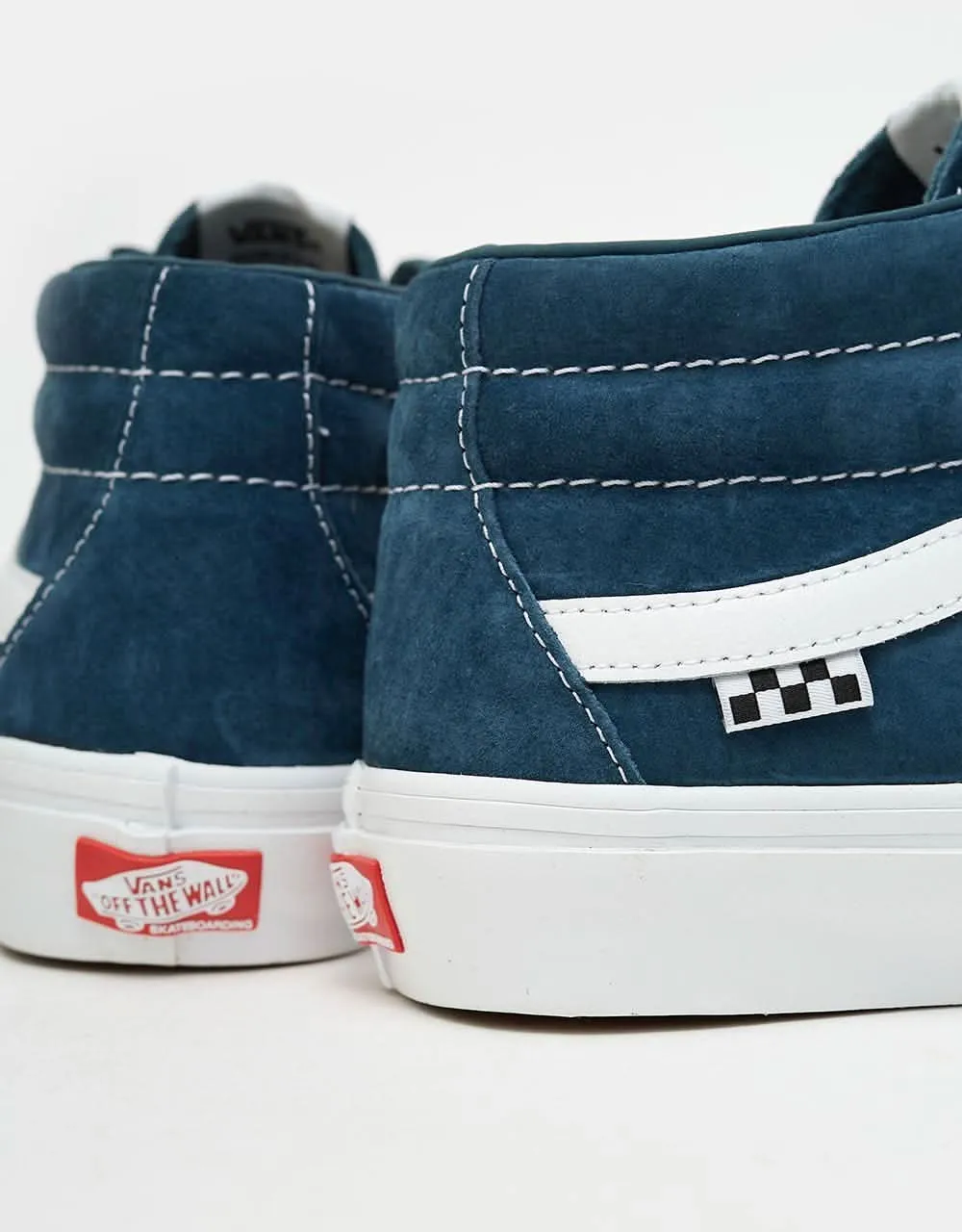 Vans Skate Grosso Mid Shoes - Blue/White