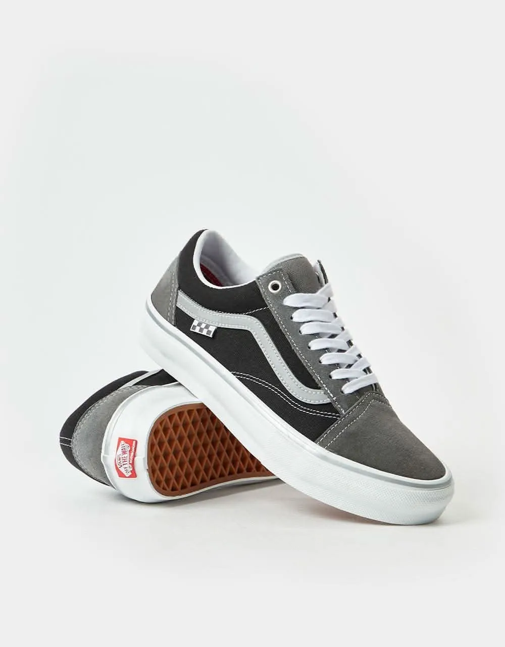 Vans Skate Old Skool Shoes - (Reflective) Black/Grey