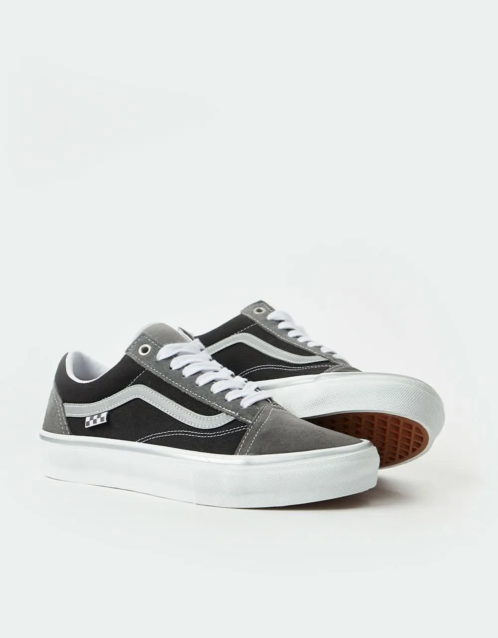 Vans Skate Old Skool Shoes - (Reflective) Black/Grey