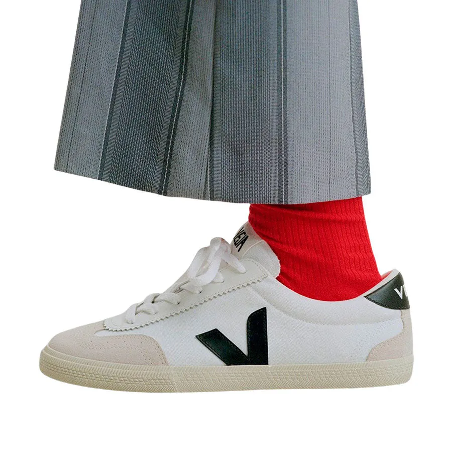 Veja - Volley Canvas White Black (Women)