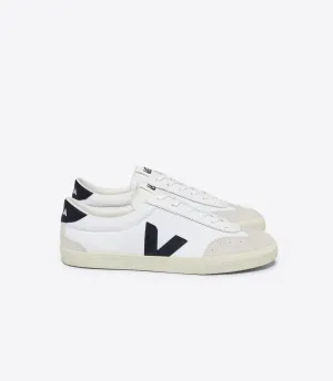 Veja | Volley Canvas - White w/ Black