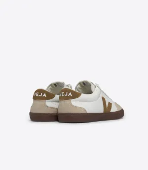 Veja Volley Leather White Tent Bark