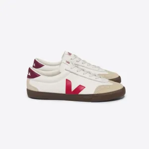 Volley Leather Sneaker (White   Pekin Bark)